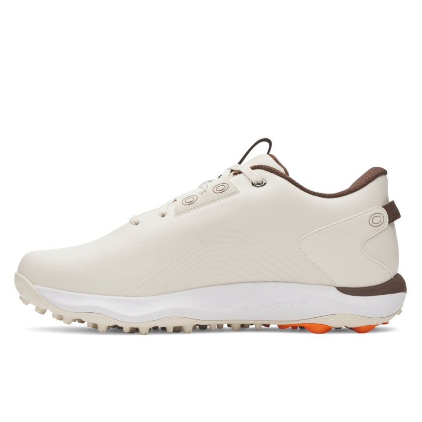 Under Armour Mens Drive Fade 2 SL Golf Shoes - Stone/Metallic Silver