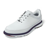 adidas Mens Modern Classic 80 Spikeless Golf Shoes Ftwr White/Collegiate Navy/Better Scarlet
