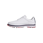 adidas Mens Modern Classic 80 Spikeless Golf Shoes Ftwr White/Collegiate Navy/Better Scarlet