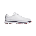 adidas Mens Modern Classic 80 Spikeless Golf Shoes Ftwr White/Collegiate Navy/Better Scarlet