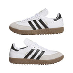 adidas Mens Samba Spikeless Golf Shoes Ftwr White/Core Black/Gum5
