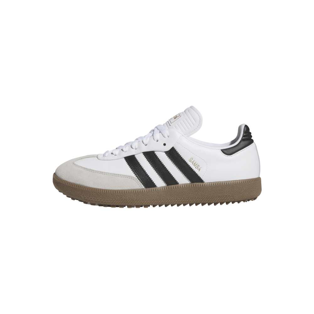 adidas Mens Samba Spikeless Golf Shoes Ftwr White/Core Black/Gum5