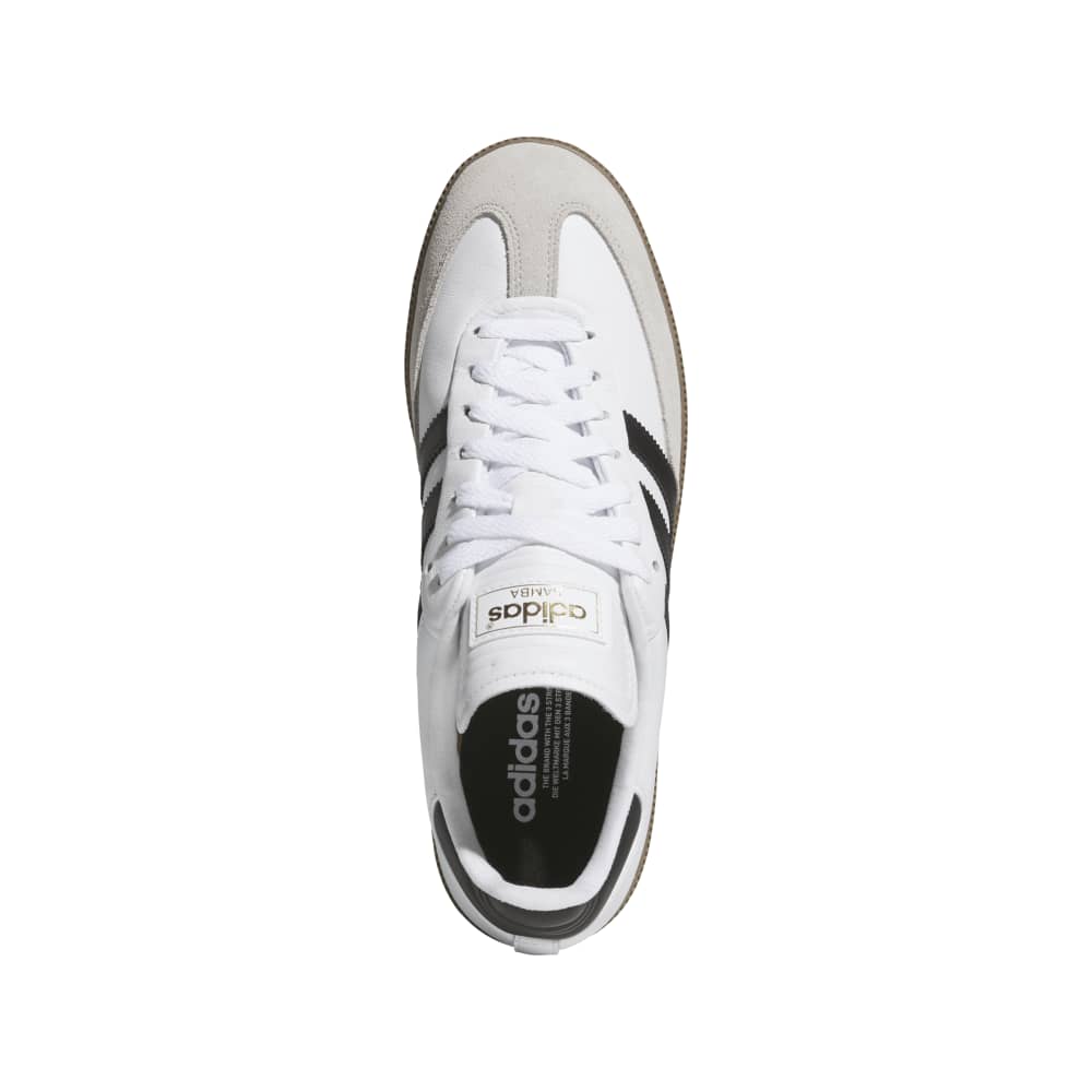 adidas Mens Samba Spikeless Golf Shoes Ftwr White/Core Black/Gum5