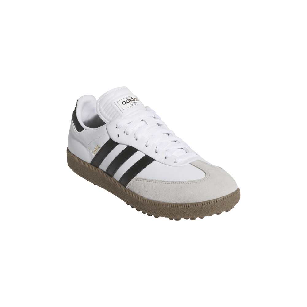 adidas Mens Samba Spikeless Golf Shoes Ftwr White/Core Black/Gum5