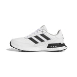 adidas Mens S2G SL 24 Leather Spikeless Golf Shoes White/Black/Grey Two
