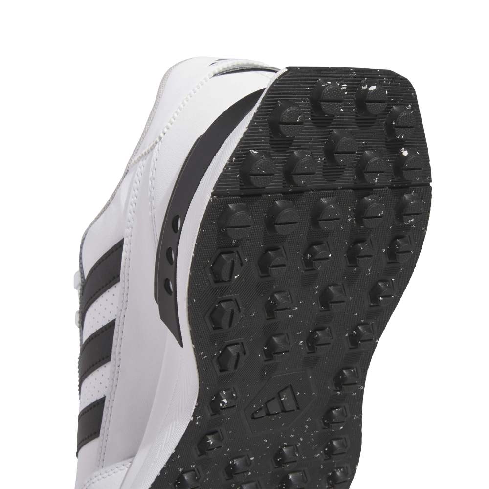 adidas Mens S2G SL 24 Leather Spikeless Golf Shoes White/Black/Grey Two