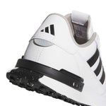 adidas Mens S2G SL 24 Leather Spikeless Golf Shoes White/Black/Grey Two