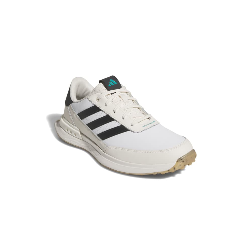 adidas Mens S2G SL 24 Leather Spikeless Golf Shoes White/Chalk/Carbon