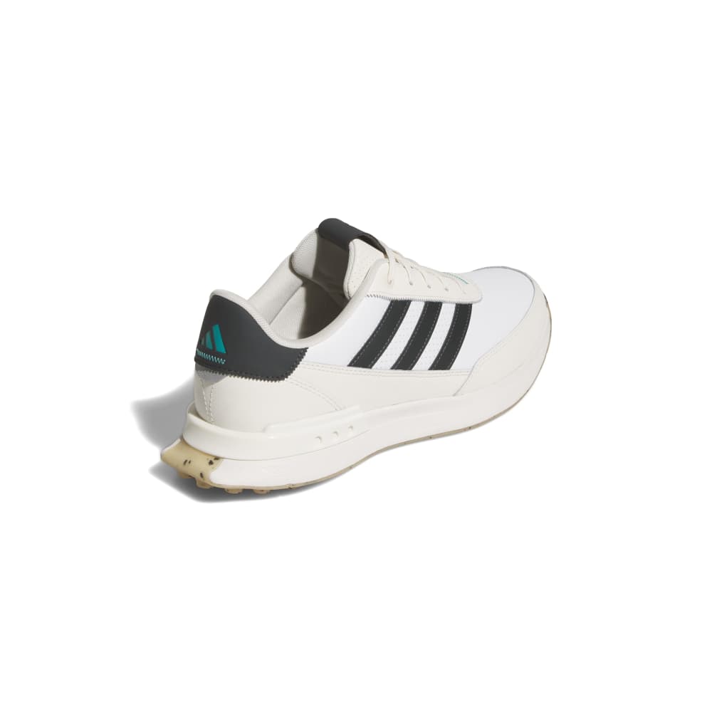 adidas Mens S2G SL 24 Leather Spikeless Golf Shoes White/Chalk/Carbon