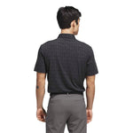 adidas Ultimate365 Micro Argyle Polo Shirt Black / Carbon