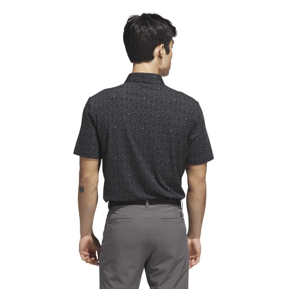 adidas Ultimate365 Micro Argyle Polo Shirt Black / Carbon