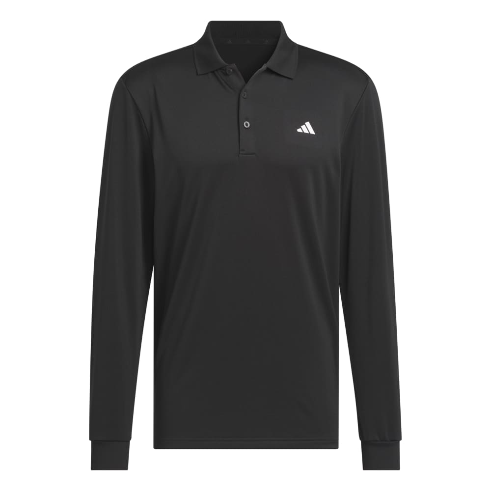adidas Ultimate365 Cold.rdy Long Sleeve Polo Shirt Black