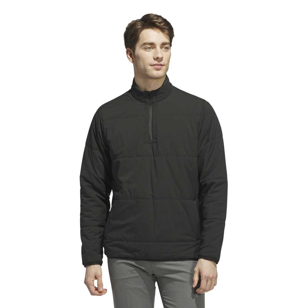 adidas Mens Ultimate365 Arctic Quarter Zip Golf Jacket Black