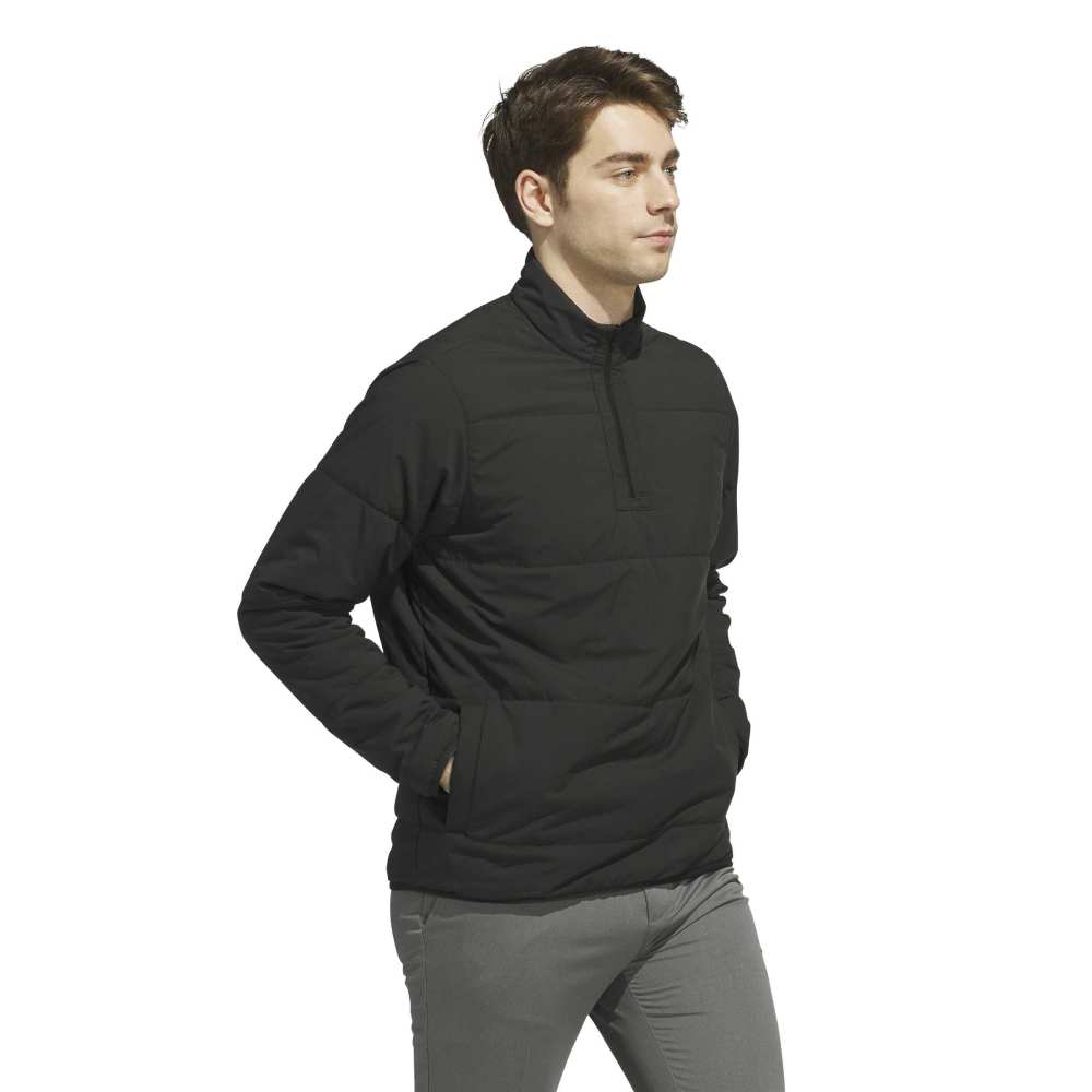 adidas Mens Ultimate365 Arctic Quarter Zip Golf Jacket Black