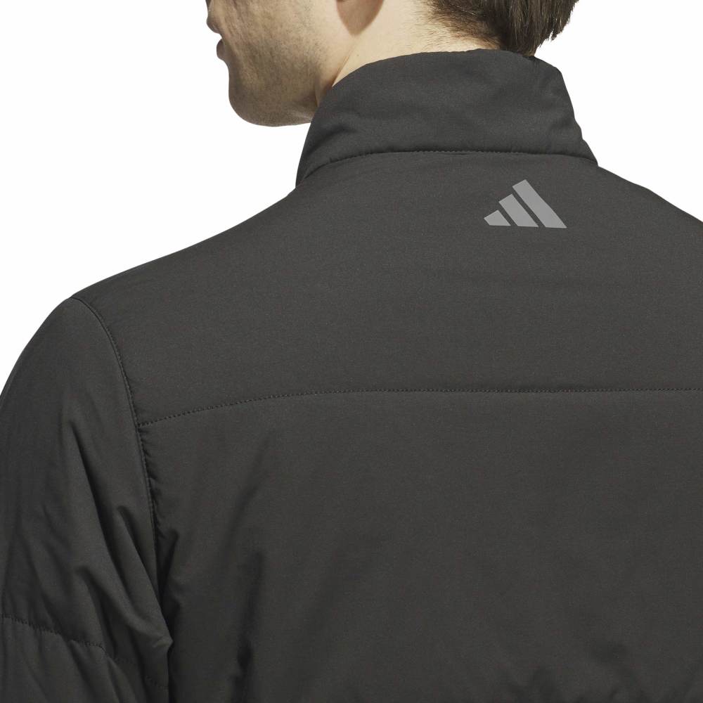 adidas Mens Ultimate365 Arctic Quarter Zip Golf Jacket Black