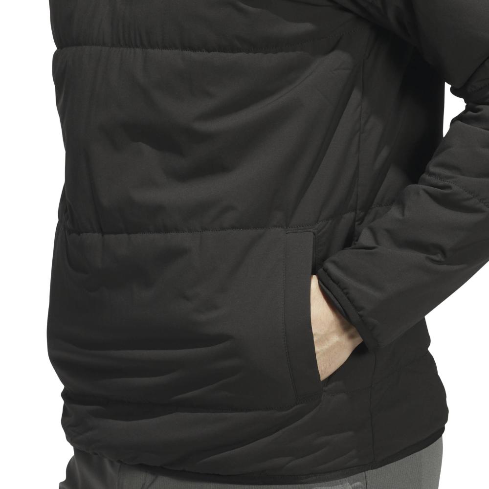 adidas Mens Ultimate365 Arctic Quarter Zip Golf Jacket Black
