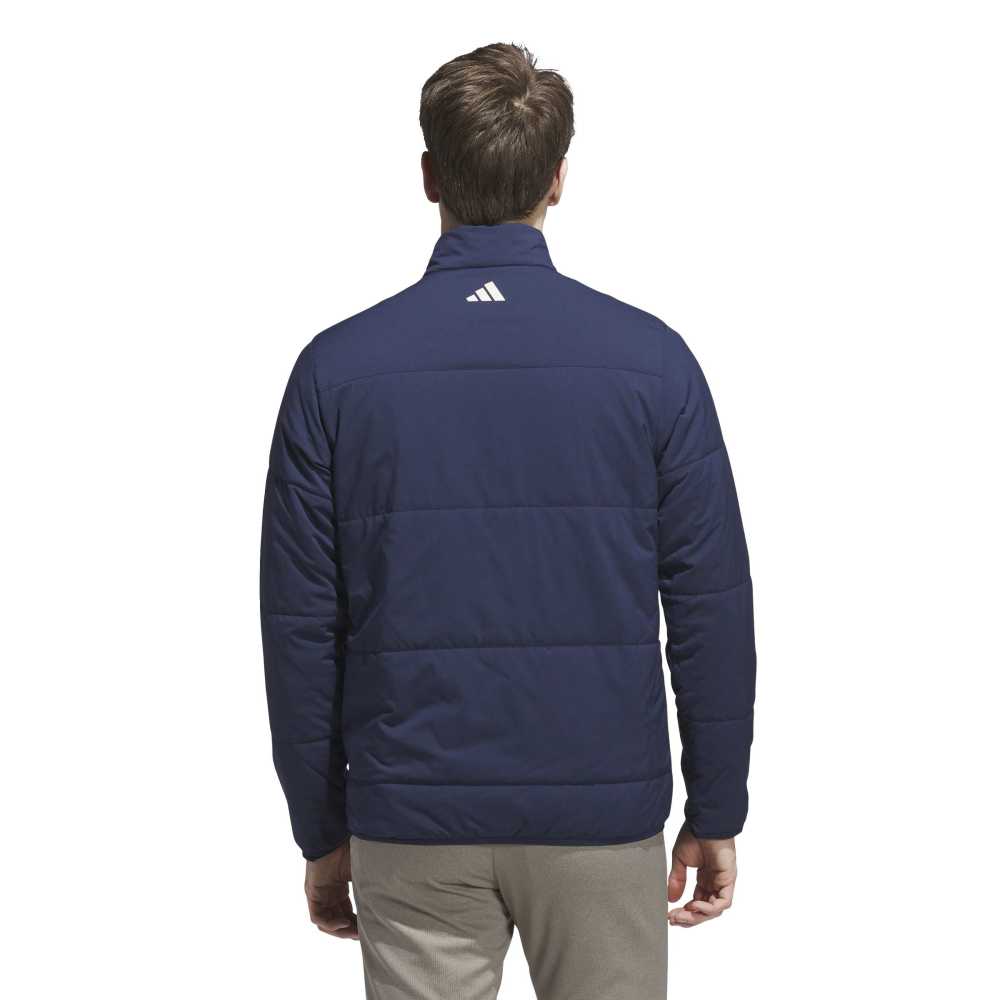 adidas Mens Ultimate365 Arctic Quarter Zip Golf Jacket Collegiate Navy
