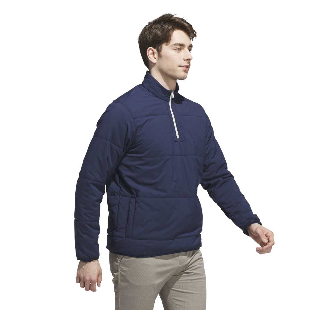 adidas Mens Ultimate365 Arctic Quarter Zip Golf Jacket Collegiate Navy