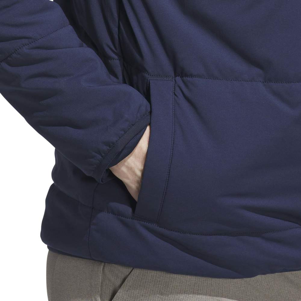 adidas Mens Ultimate365 Arctic Quarter Zip Golf Jacket Collegiate Navy