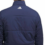 adidas Mens Ultimate365 Arctic Quarter Zip Golf Jacket Collegiate Navy