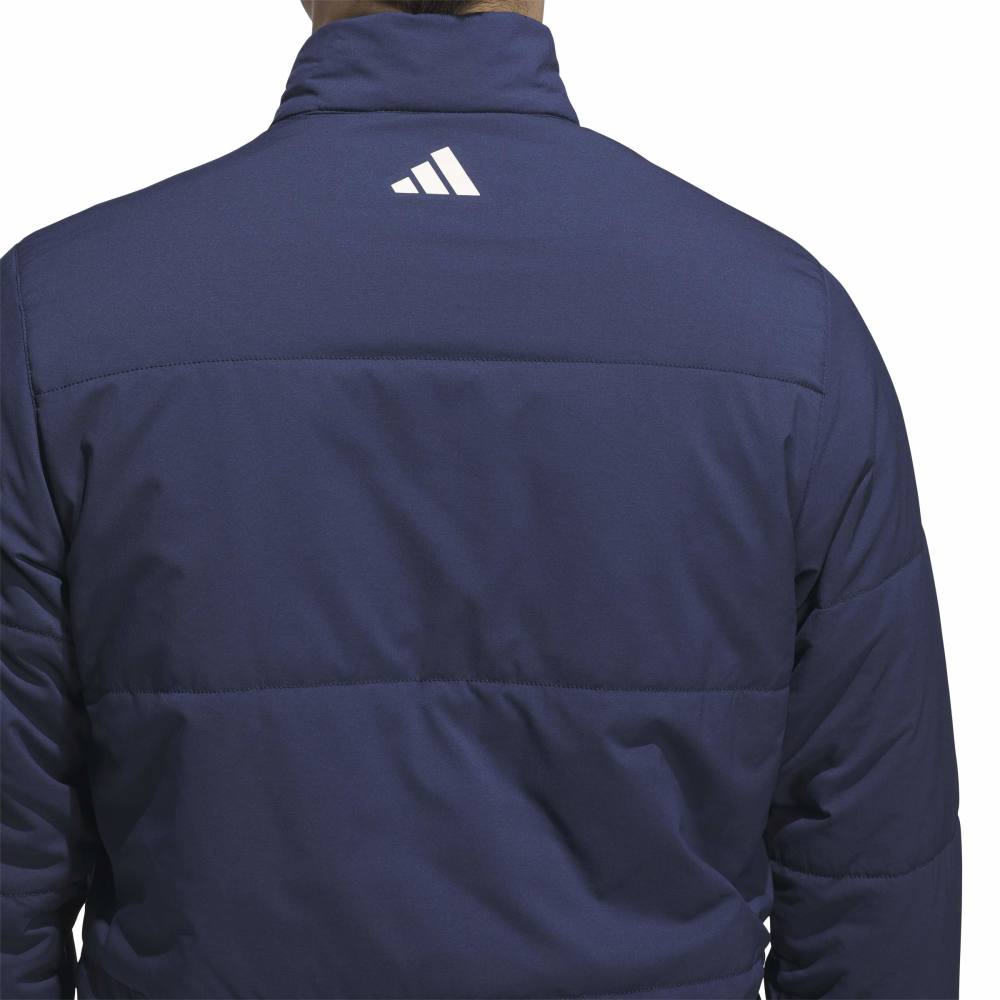 adidas Mens Ultimate365 Arctic Quarter Zip Golf Jacket Collegiate Navy