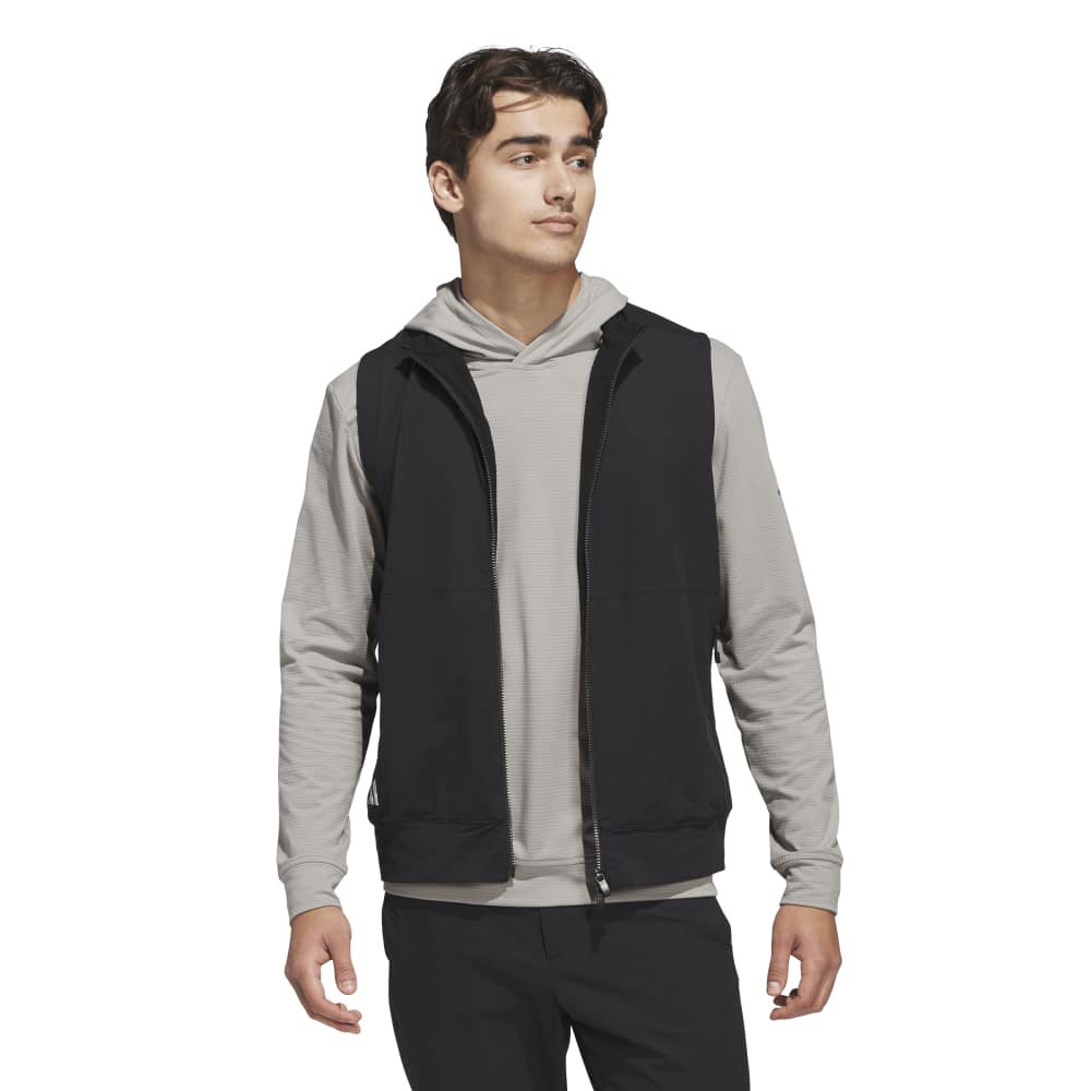 adidas Ultimate365 Tour Full Zip Vest - Black