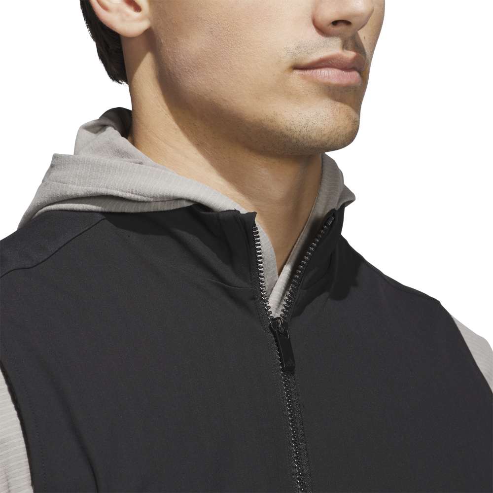 adidas Ultimate365 Tour Full Zip Vest - Black