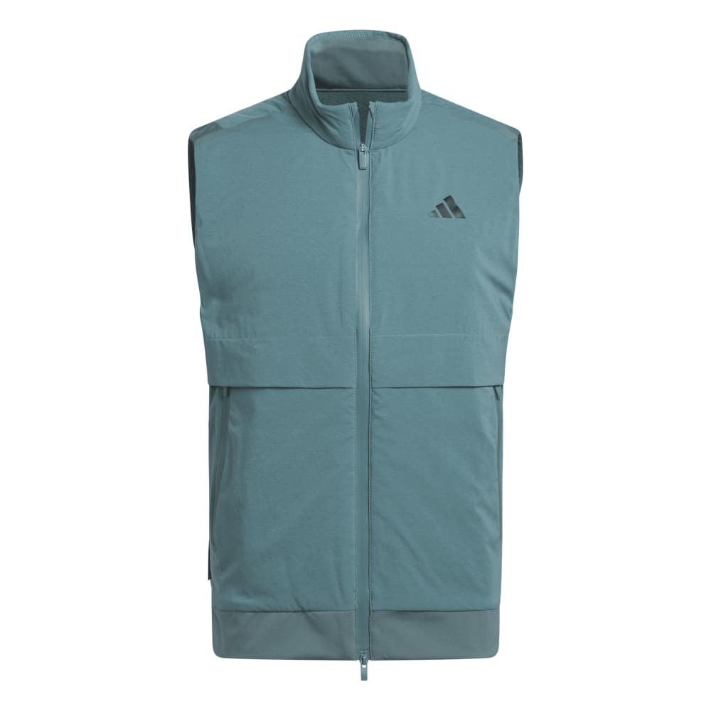 adidas Ultimate365 Tour Frostguard Full Zip Vest - Preloved Teal