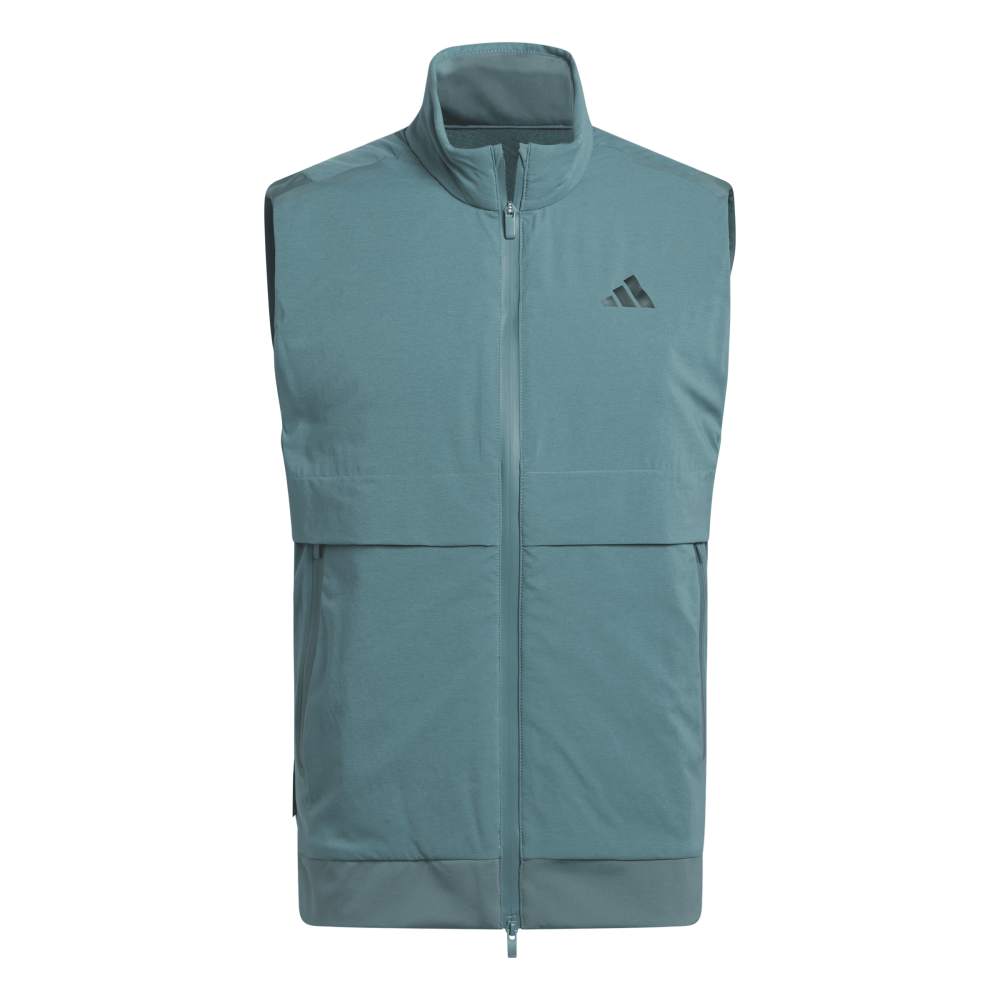 adidas Ultimate365 Tour Frostguard Full Zip Vest - Preloved Teal