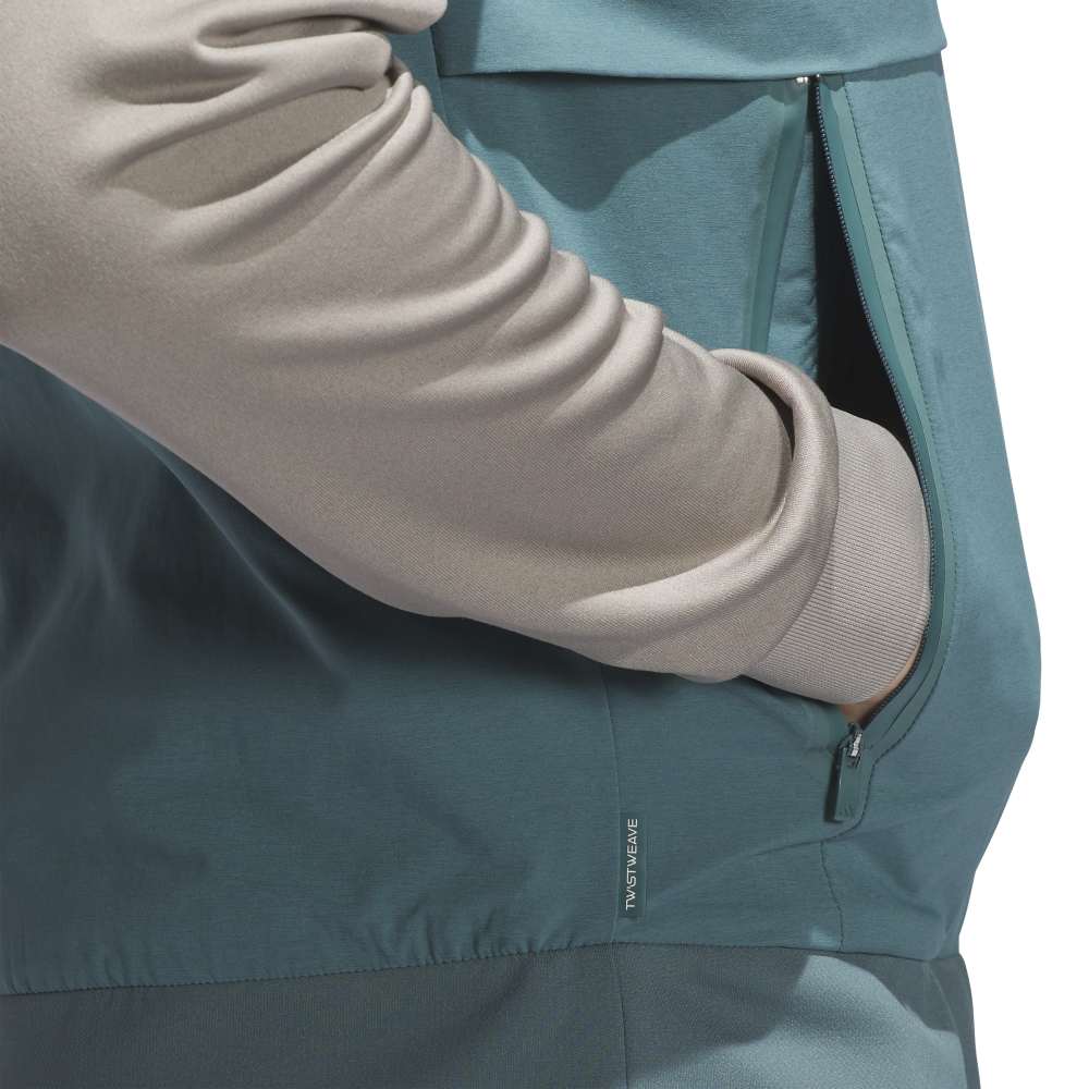adidas Ultimate365 Tour Frostguard Full Zip Vest - Preloved Teal