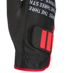 adidas Mens Warm Glove 25 Pair - Black / Lucid Red