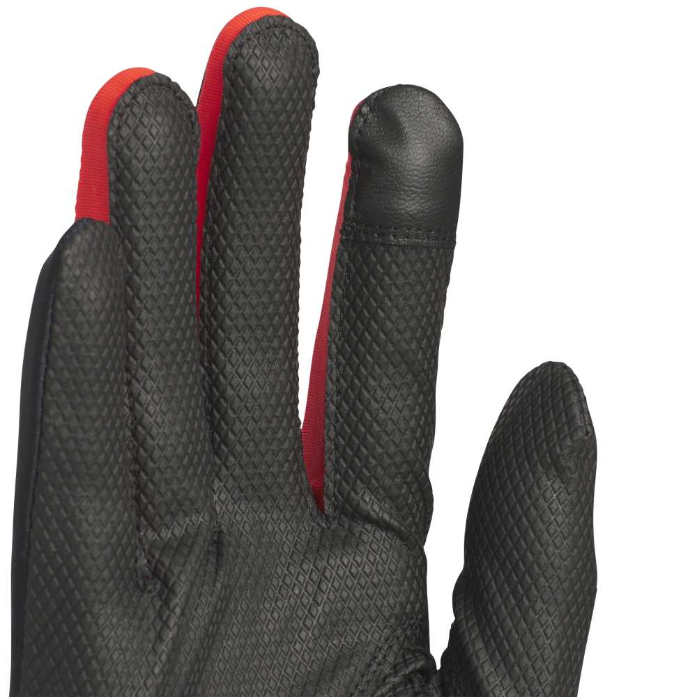 adidas Mens Warm Glove 25 Pair - Black / Lucid Red