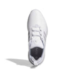 adidas Mens Adipower 26 Spikeless Golf Shoes - White/Silver Metallic/Halo Silver