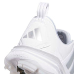 adidas Mens Adipower 26 Spikeless Golf Shoes - White/Silver Metallic/Halo Silver
