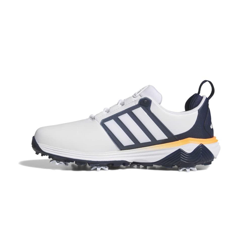 adidas Mens Adipower 26 Golf Shoes - White/Collegiate Navy/Lucid Orange