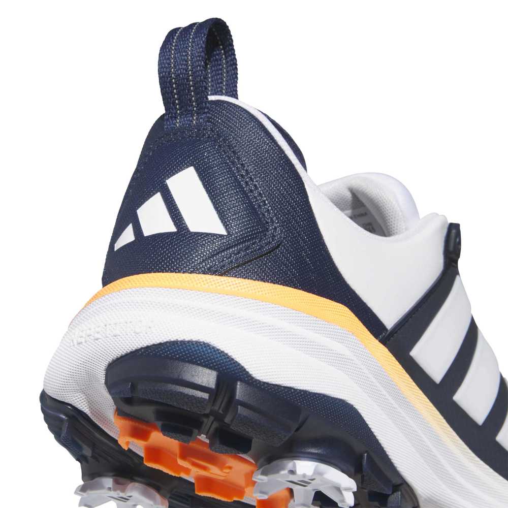 adidas Mens Adipower 26 Golf Shoes - White/Collegiate Navy/Lucid Orange