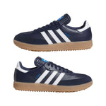 adidas Mens Samba Spikeless Golf Shoes Night Indigo/Ftwr White/Bluebird
