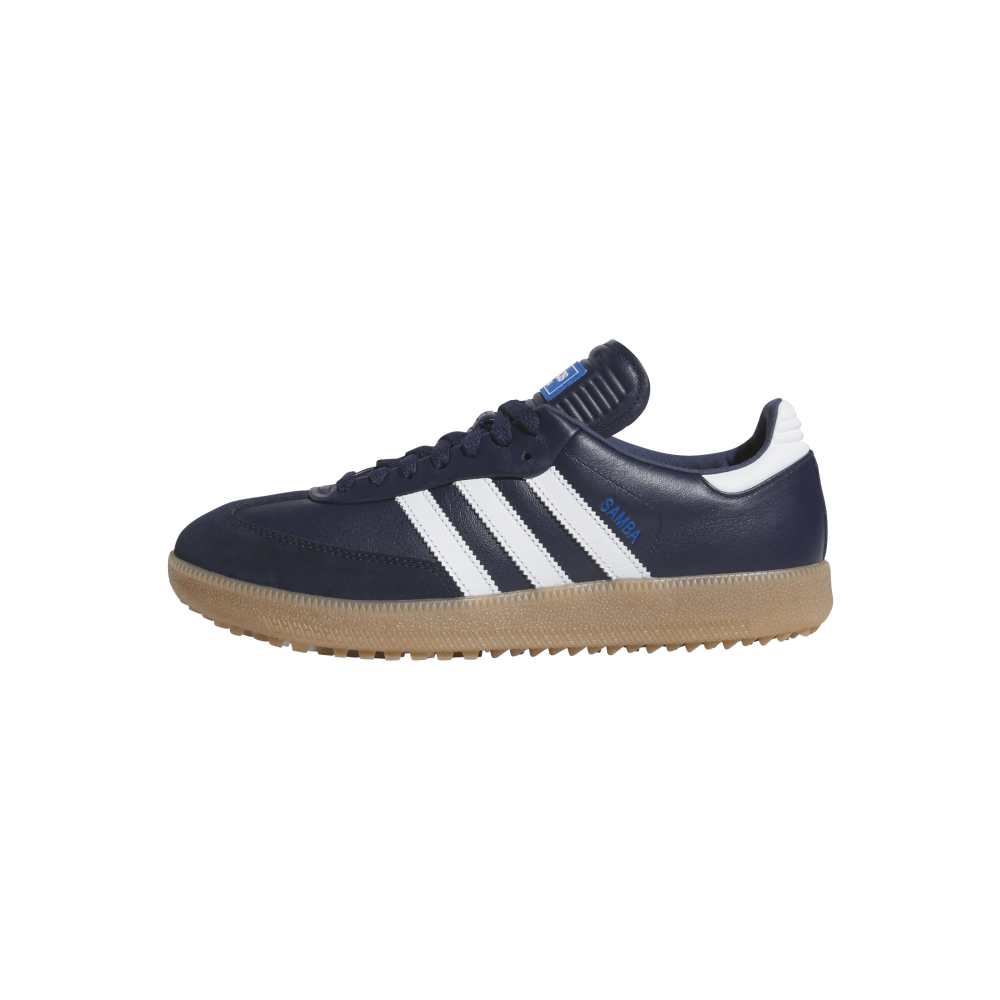 adidas Mens Samba Spikeless Golf Shoes Night Indigo/Ftwr White/Bluebird