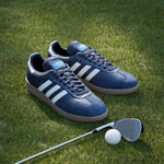 adidas Mens Samba Spikeless Golf Shoes Night Indigo/Ftwr White/Bluebird