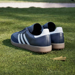 adidas Mens Samba Spikeless Golf Shoes Night Indigo/Ftwr White/Bluebird
