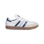 adidas Mens Samba Spikeless Golf Shoes Ftwr White/Night Indigo/Clear Sky