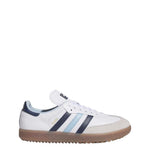 adidas Mens Samba Spikeless Golf Shoes Ftwr White/Night Indigo/Clear Sky