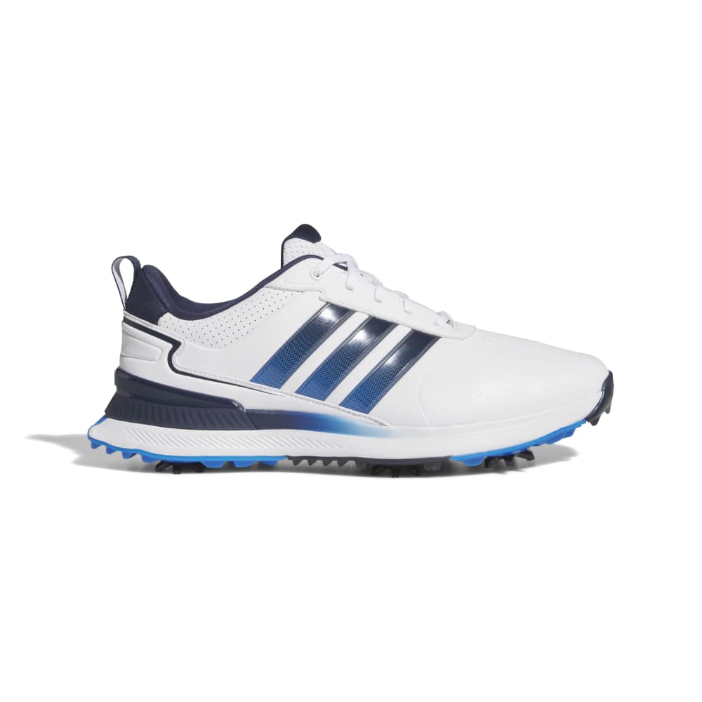 adidas Mens R2C 26 Golf Shoes White/Collegiate Navy/Lucid Ray Blue