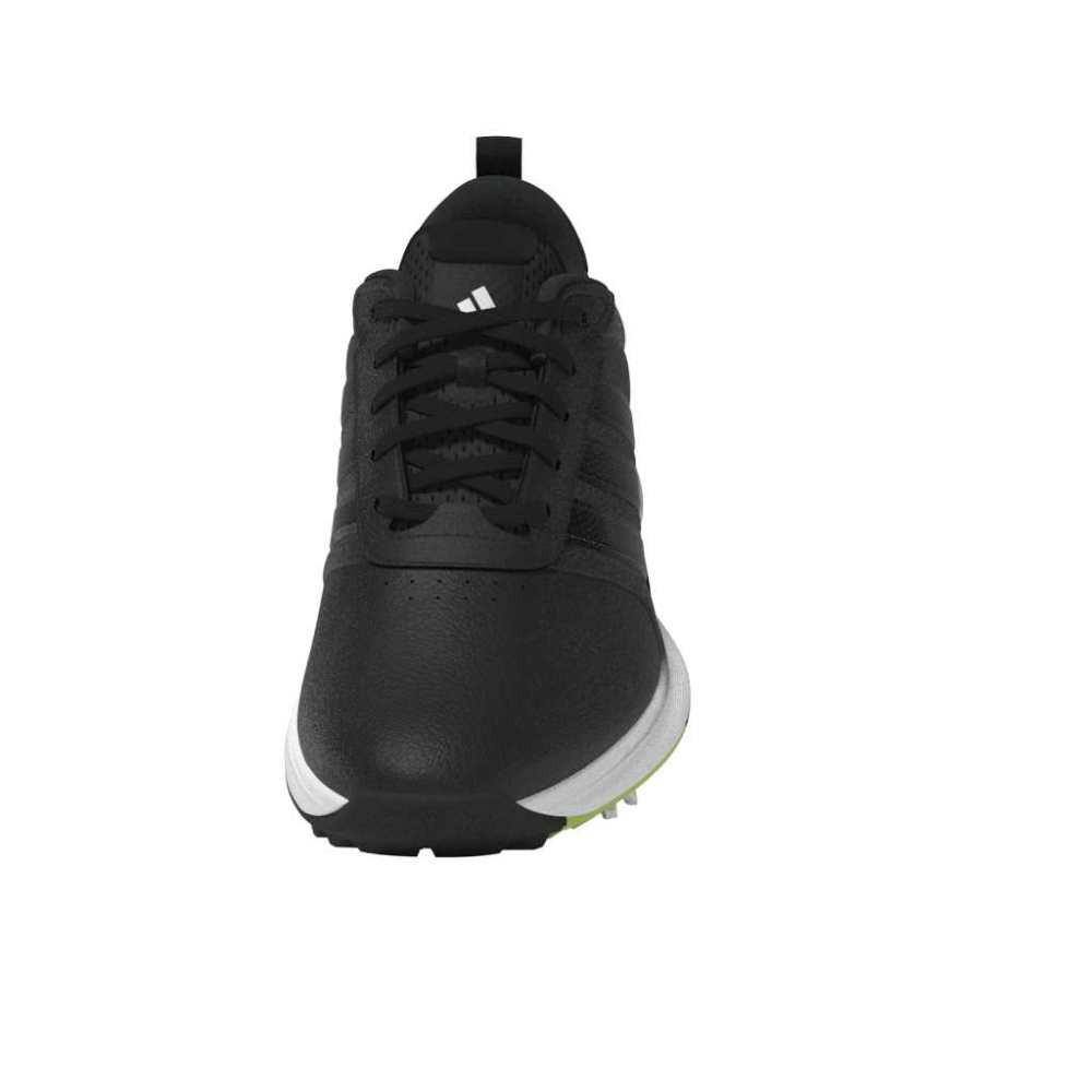 adidas Mens R2C 26 Spiked Golf Shoes Core Black/Iron Metallic/Lucid Lemon JQ0903