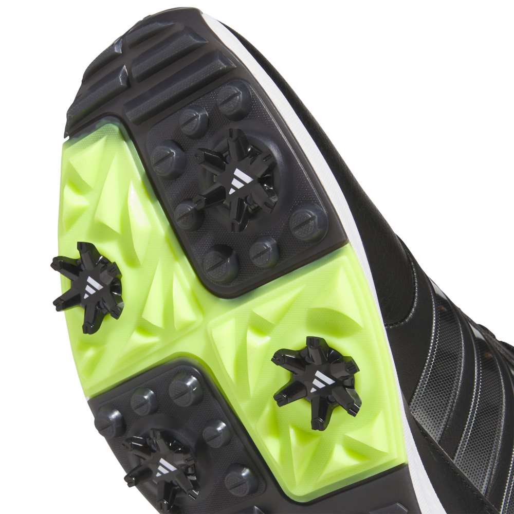 adidas Mens R2C CBLACK/IRONMT/LUCLEM Golf Shoes Black/Iron/Lucid Lemon