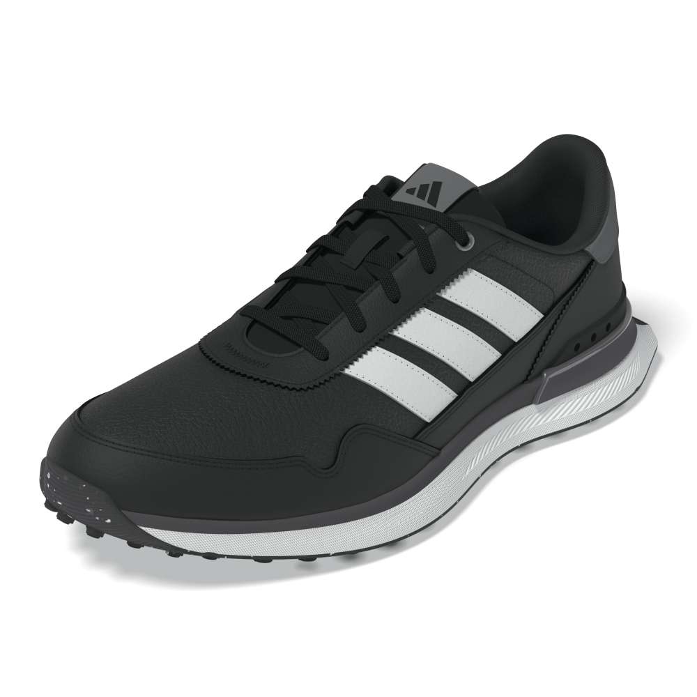 adidas Mens S2G 26 LEATHER SPIKELESS GOLF SHOES Core Black/Ftwr White/Grey Four