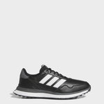 adidas Mens S2G 26 LEATHER SPIKELESS GOLF SHOES Core Black/Ftwr White/Grey Four