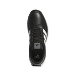 adidas Mens S2G 26 LEATHER SPIKELESS GOLF SHOES Core Black/Ftwr White/Grey Four