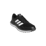 adidas Mens S2G 26 LEATHER SPIKELESS GOLF SHOES Core Black/Ftwr White/Grey Four