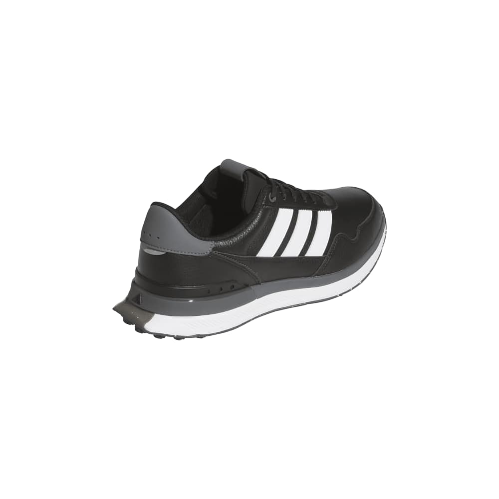 adidas Mens S2G 26 LEATHER SPIKELESS GOLF SHOES Core Black/Ftwr White/Grey Four